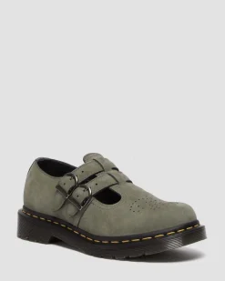 Dr. Martens Babies 8065 En Cuir NICKEL GREY — Milled Nubuck Wp Store