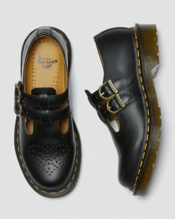 Dr. Martens Babies 8065 En Cuir Smooth Noir — Smooth Leather Outlet