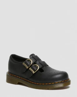 Dr. Martens Babies 8065 En Cuir Softy T Junior Noir — Softy T Shop