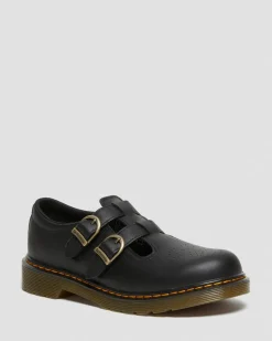 Dr. Martens Babies 8065 En Cuir Softy T Pour Ado Noir — Softy T Cheap