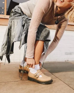 Dr. Martens Babies 8065 En Cuir Virginia Savannah Tan — Virginia Best Sale