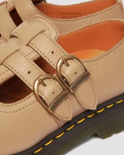 Dr. Martens Babies 8065 En Cuir Virginia Savannah Tan — Virginia Best Sale