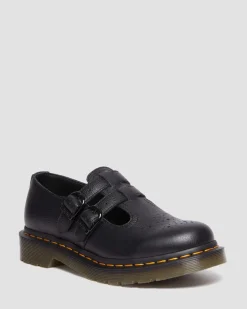 Dr. Martens Babies 8065 En Cuir Virginia Noir — Virginia Hot