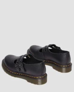 Dr. Martens Babies 8065 En Cuir Virginia Noir — Virginia Hot