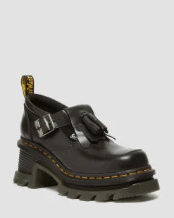 Dr. Martens Babies Corran En Cuir Atlas à Talons Noir — Atlas Sale