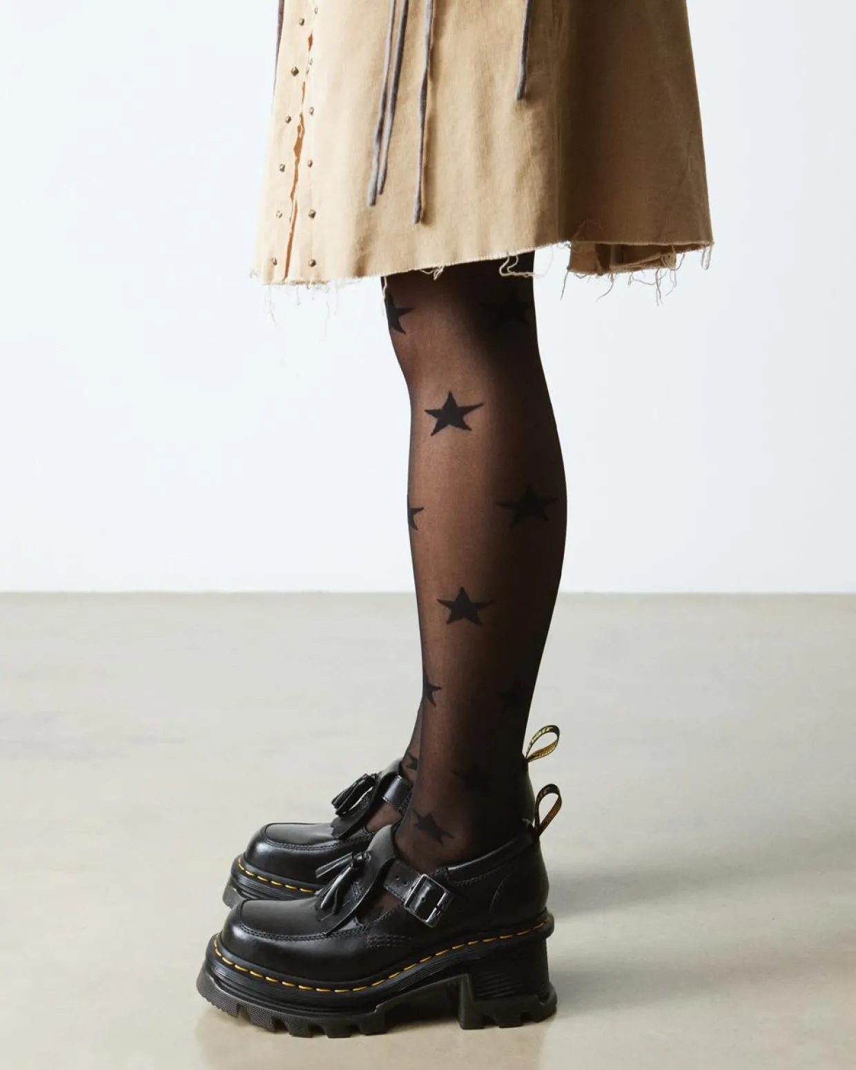 Dr. Martens Babies Corran En Cuir Atlas à Talons Noir — Atlas Sale