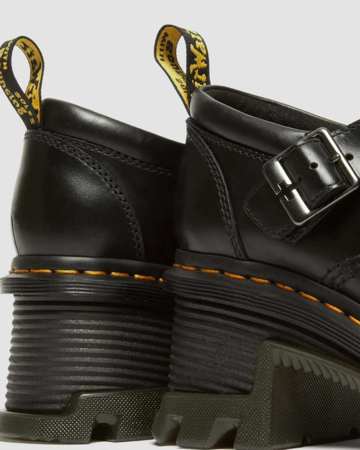 Dr. Martens Babies Corran En Cuir Atlas à Talons Noir — Atlas Sale