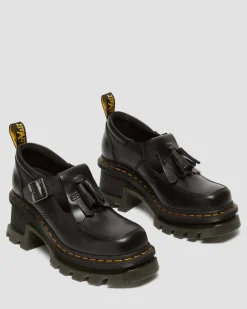Dr. Martens Babies Corran En Cuir Atlas à Talons Noir — Atlas Sale