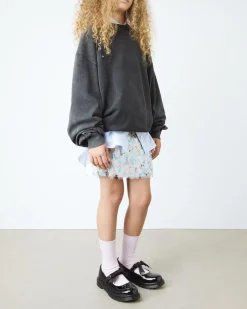 Dr. Martens Babies Maccy II En Cuir Verni Pour Ado Noir — Patent Leather Hot