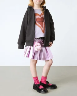 Dr. Martens Babies Maccy II En Cuir Verni Junior Noir — Patent Leather Cheap