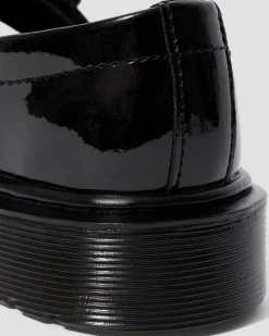 Dr. Martens Babies Maccy II En Cuir Verni Junior Noir — Patent Leather Cheap