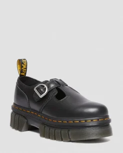 Dr. Martens Babies Plateformes Audrick Nappa Lux Noir — Nappa Lux Fashion