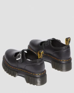 Dr. Martens Babies Plateformes Audrick Nappa Lux Noir — Nappa Lux Fashion