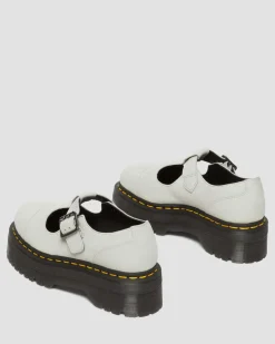 Dr. Martens Babies Plateformes Bethan En Cuir Tumbled Nubuck Smoked Mint — Tumbled Nubuck Best