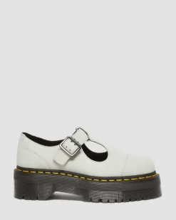 Dr. Martens Babies Plateformes Bethan En Cuir Tumbled Nubuck Smoked Mint — Tumbled Nubuck Best