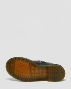 Dr. Martens Babies Polley En Cuir Smooth Noir — Smooth Leather Hot