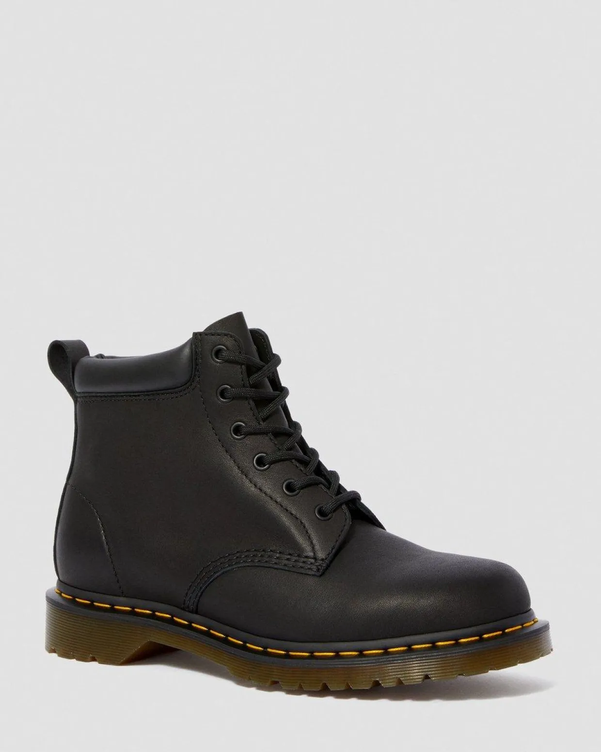 Dr. Martens Boots 939 Ben En Cuir à Lacets Noir — Greasy New