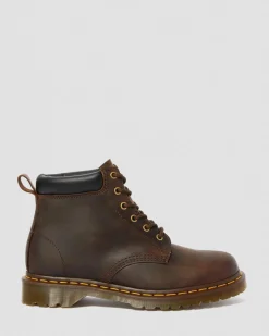 Dr. Martens Boots 939 Ben En Cuir Crazy Horse à Lacets Marron — Crazy Horse Hot