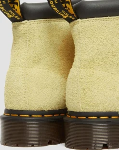 Dr. Martens Boots 939 Ben En Daim à Col Rembourré Et à Lacets Hazy Yellow — Long Napped Suede Online