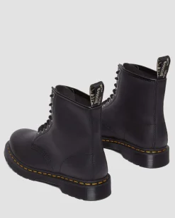 Dr. Martens Boots 1460 En Chutes De Cuir Reconditionnées À Lacets Black — Genix Nappa Shop