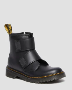 Dr. Martens Boots 1460 En Cuir à Double Bride Junior Noir — Romario Cheap