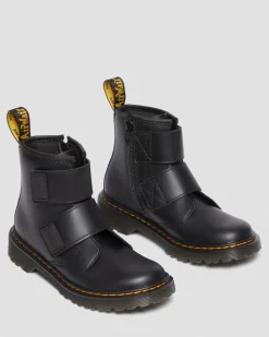 Dr. Martens Boots 1460 En Cuir à Double Bride Junior Noir — Romario Cheap