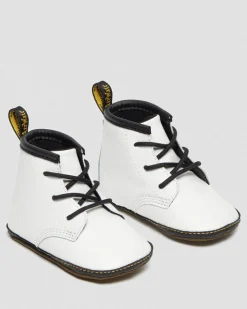Dr. Martens Boots 1460 En Cuir Auburn Pour Nouveau-né Blanc — Mason Pu Split+Mason Nw Synthetic Sale