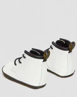 Dr. Martens Boots 1460 En Cuir Auburn Pour Nouveau-né Blanc — Mason Pu Split+Mason Nw Synthetic Sale