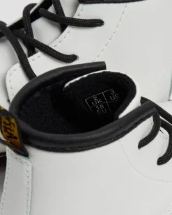 Dr. Martens Boots 1460 En Cuir Auburn Pour Nouveau-né Blanc — Mason Pu Split+Mason Nw Synthetic Sale