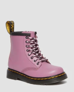 Dr. Martens Boots 1460 En Cuir Neutre à Lacets Pour Tout-petit Muted Purple — Romario Online