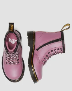 Dr. Martens Boots 1460 En Cuir Neutre à Lacets Pour Tout-petit Muted Purple — Romario Online