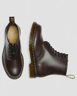 Dr. Martens Boots 1460 En Cuir Smooth à Lacets Bordeaux — Smooth Leather Hot