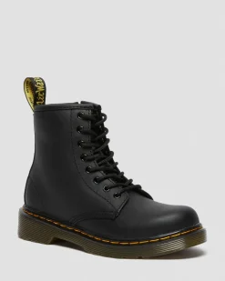 Dr. Martens Boots 1460 En Cuir Softy T à Lacets Junior Noir — Softy T Clearance