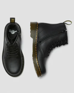 Dr. Martens Boots 1460 En Cuir Softy T à Lacets Junior Noir — Softy T Clearance