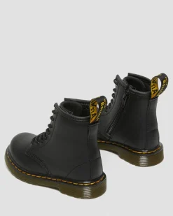 Dr. Martens Boots 1460 En Cuir Softy T à Lacets Pour Tout-petit Noir — Softy T New