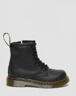Dr. Martens Boots 1460 En Cuir Softy T à Lacets Pour Tout-petit Noir — Softy T New