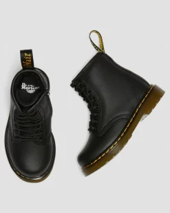 Dr. Martens Boots 1460 En Cuir Softy T à Lacets Pour Tout-petit Noir — Softy T New