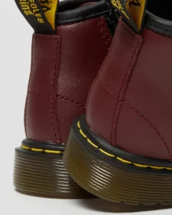 Dr. Martens Boots 1460 En Cuir Softy T Pour Bébé Rouge Cherry Red — Softy T Sale