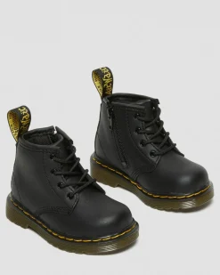 Dr. Martens Boots 1460 En Cuir Softy T Pour Bébé Noir — Softy T Fashion