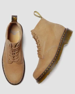 Dr. Martens Boots 101 En Cuir Tumbled Nubuck Savannah Tan — Tumbled Nubuck Cheap