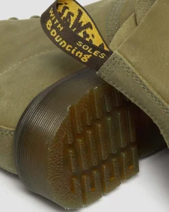 Dr. Martens Boots 101 En Cuir Tumbled Nubuck Muted Olive — Tumbled Nubuck Store