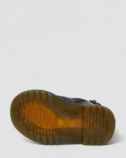 Dr. Martens Boots 1460 En Cuir Verni à Lacets Pour Bébé Noir — Patent Leather New