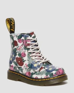 Dr. Martens Boots 1460 English Garden En Cuir Pour Tout-petit Multi — Hydro Leather Cheap