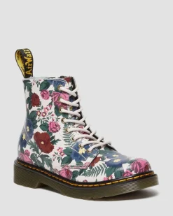 Dr. Martens Boots 1460 English Garden En Cuir à Lacets Junior Multi — Hydro Leather Outlet