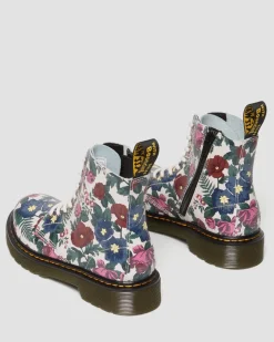 Dr. Martens Boots 1460 English Garden En Cuir à Lacets Junior Multi — Hydro Leather Outlet