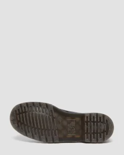 Dr. Martens Boots 1460 Lunar En Cuir à Zip Et à Plaque Noir — Milled Nappa Clearance