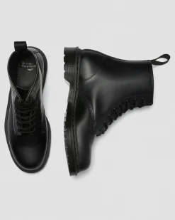 Dr. Martens Boots 1460 Mono En Cuir Noir — Smooth Leather Cheap