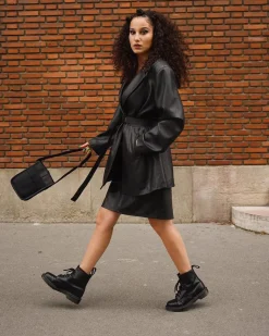 Dr. Martens Boots 1460 Mono En Cuir Noir — Smooth Leather Cheap