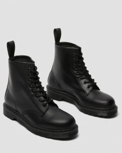 Dr. Martens Boots 1460 Mono En Cuir Noir — Smooth Leather Cheap