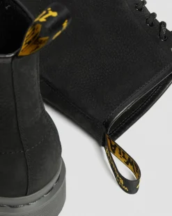 Dr. Martens Boots 1460 Mono En Cuir Milled Nubuck à Lacets Noir — Milled Nubuck Wp Discount